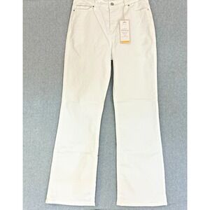 NEW! Levi's 512 Boot Cut White Jeans Misses Slimming 12 Medium New With Tags